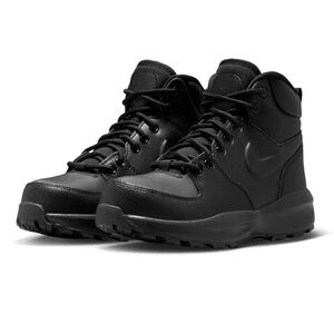 Nike Manoa Black Leather Booties Boys